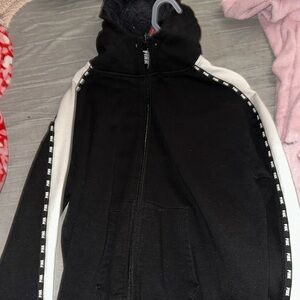 Pink zip up hoodie